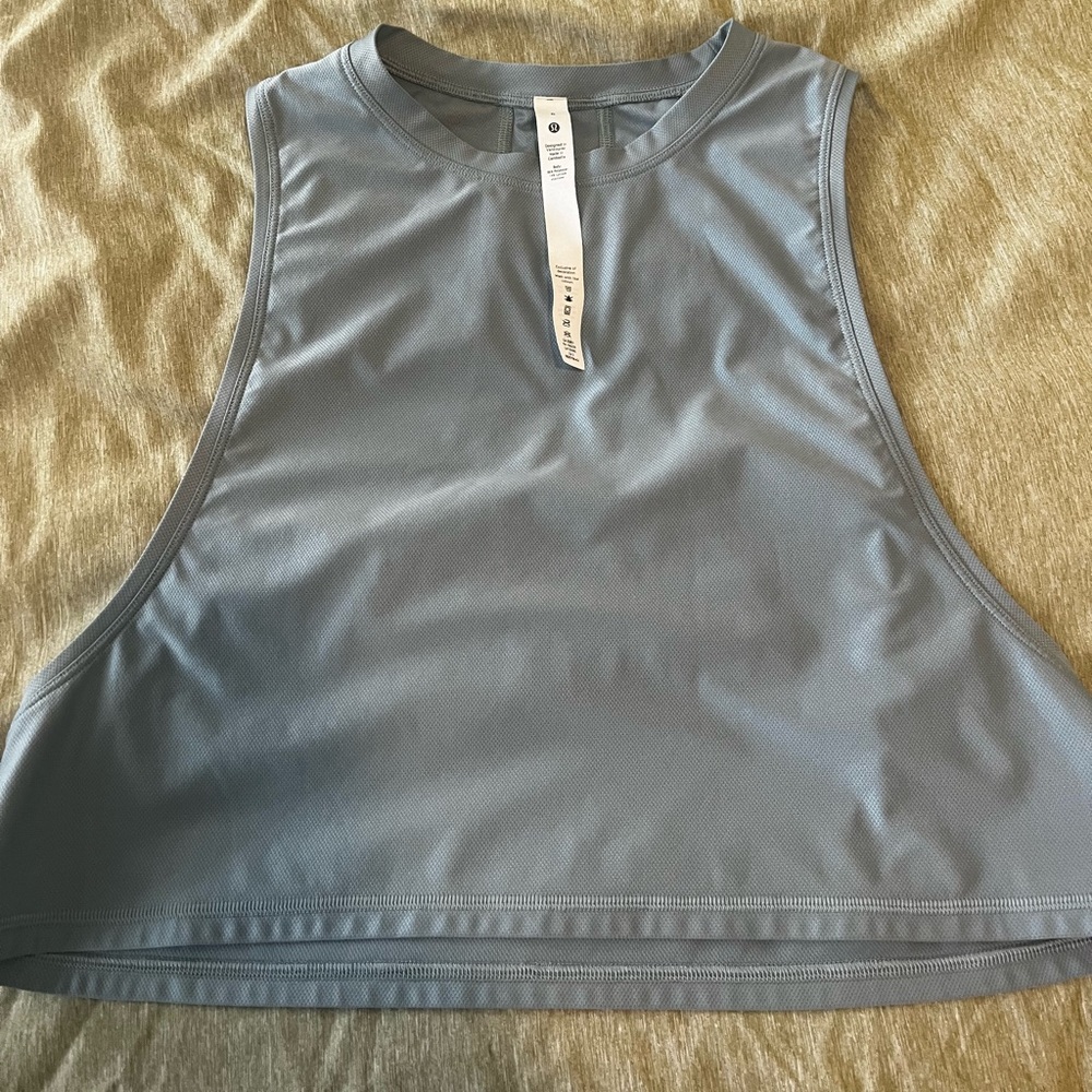 lululemon athletica Gray Crop Top